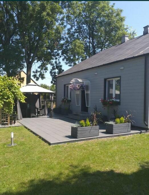 Dom W Malowniczej Wsi Z Imprezowa Stodola Hot Tub Jacuzzi Villa Zakrzewo Zalesie Екстериор снимка